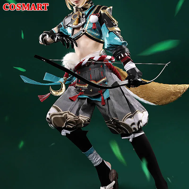 

Genshin Impact Gorou WuLang Cosplay Costume Uniform Geo Bow Game Suit Halloween Partry Outfit For Men Role Play Clothes NEW