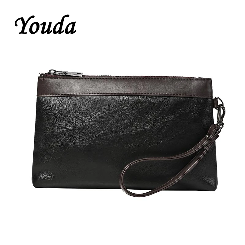 Youda новый простой Одноцветный полиуретановый клатч портативный повседневный