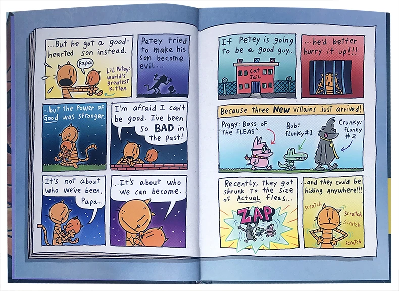 

Original Popular Comic Books dogman Dog Man #7 For Whom the Ball Rolls Dav Pilkey English Novel Book for Children