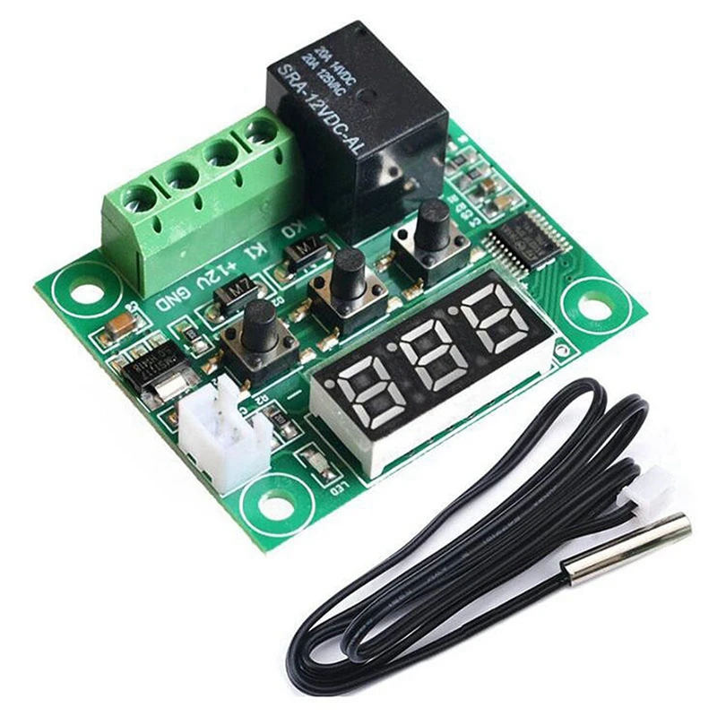 

2Pcs XH W1209 DC 12V Heat Cool Temp Thermostat Temperature Control Switch & 1SET A10U Wireless Speaker Bluetooth Speaker
