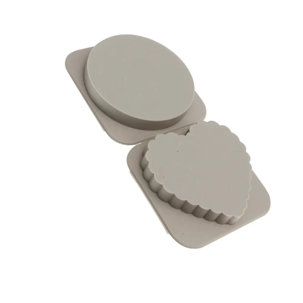 1 шт ручной работы круглые в форме сердца Перфорированные Силиконовые формы для