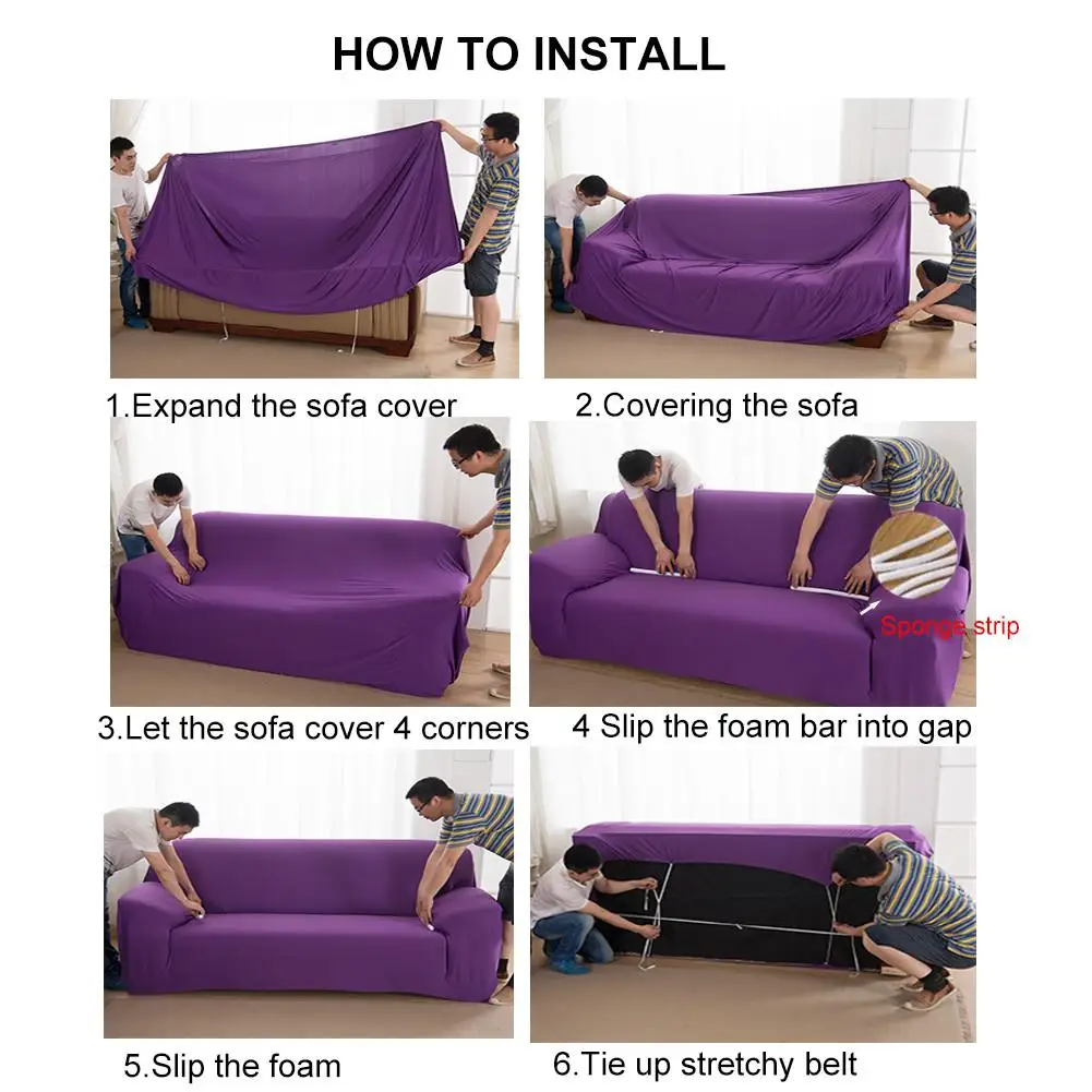 Растягивающийся чехол для дивана сидения защита телефона эластичный мягкий | Дом