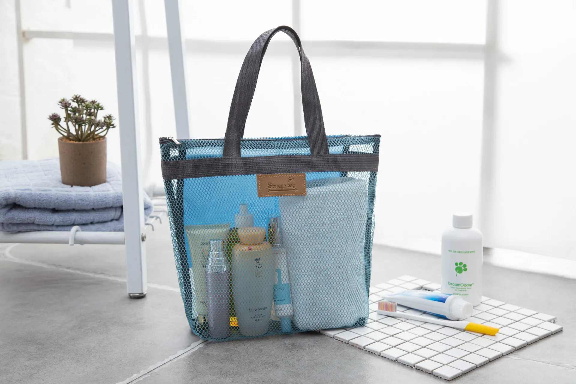 Портативная дорожная моющаяся сумка для банных принадлежностей банный мешок