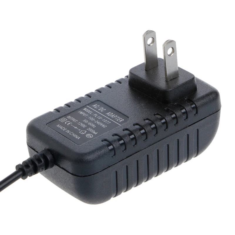 Адаптер питания с вилкой европейского стандарта переменный ток 100-240 В в