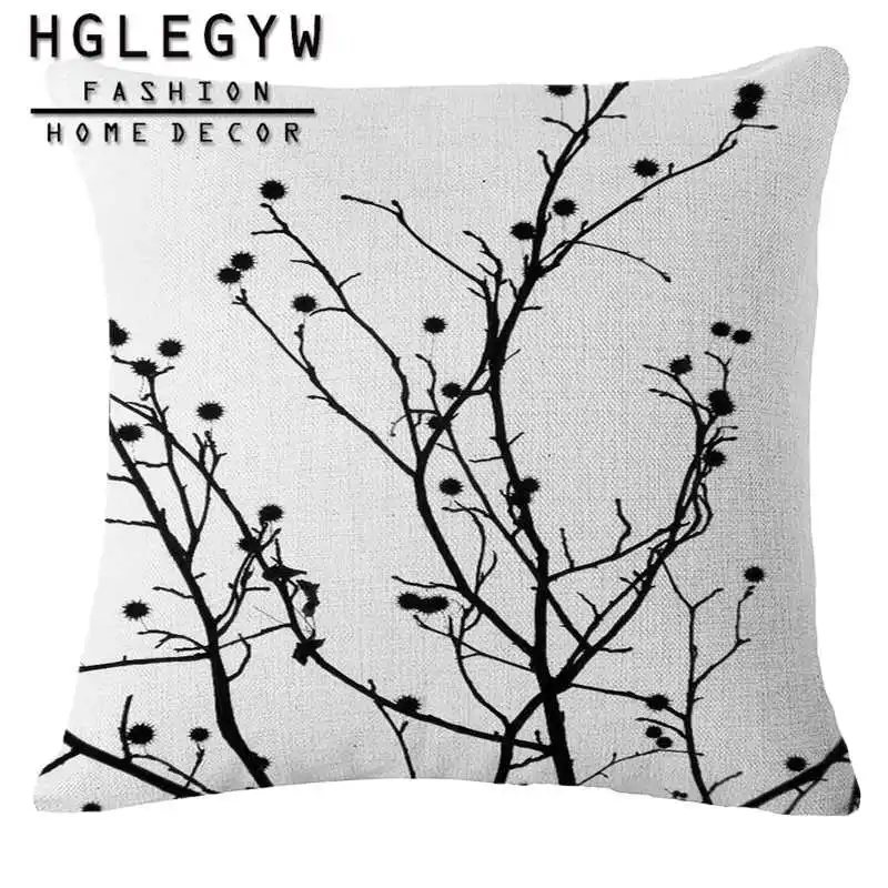 Ветка дерева наволочка хлопок лен чехол с принтом наволочки для офиса дома