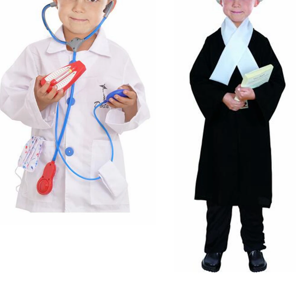 Дети Хэллоуин Ролевые костюмы для игр доктор игрушка Магический Жезл Униформа