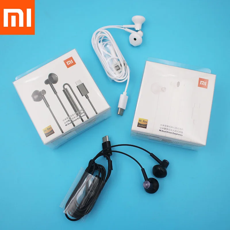 Наушники-вкладыши MI Dual Driver Type-C для Xiaomi наушники-вкладыши с USB C 11 10t 10i 9 9se 8 8se 6 Pro 6X A2