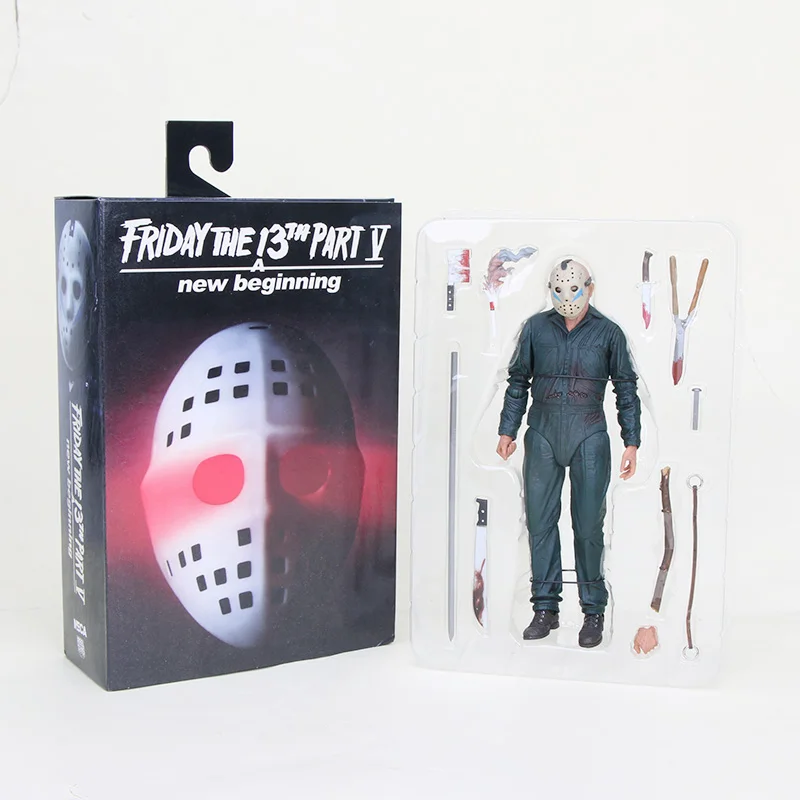 6838 18cm box 18-20 см NECA Джокер клоун BJD Хищник пятница 13-я последняя часть Jason Voorhees Ultimate Jungle Hunter ПВХ фигурка - Цвет: 6838 18cm box
