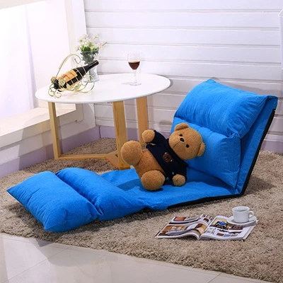 Ленивый диван-кровать Одноместный татами лежак на окно для общежития спинку