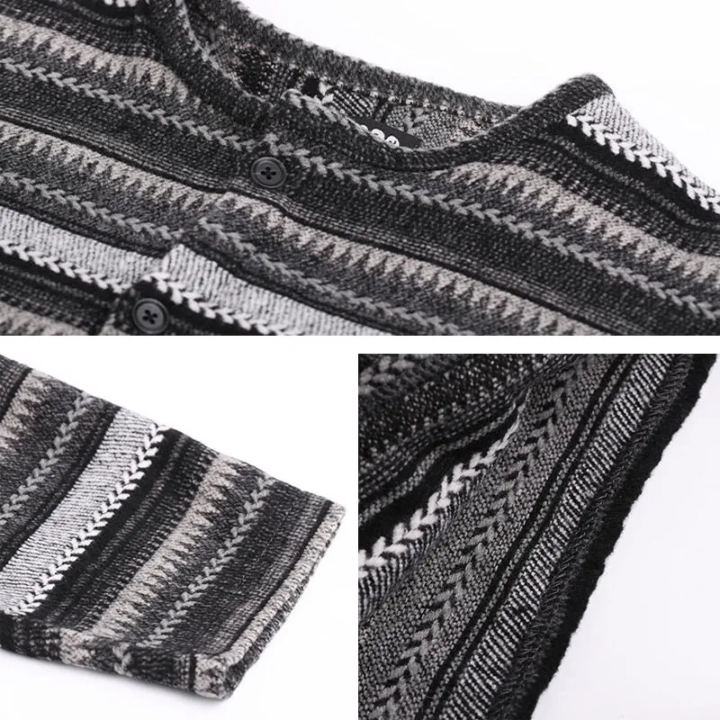 

Sweaters Cardigans Women O-neck Loose Knitted Retro Style Harajuku Art Drop-shoulder Female Students All-match Leisure Ulzzang