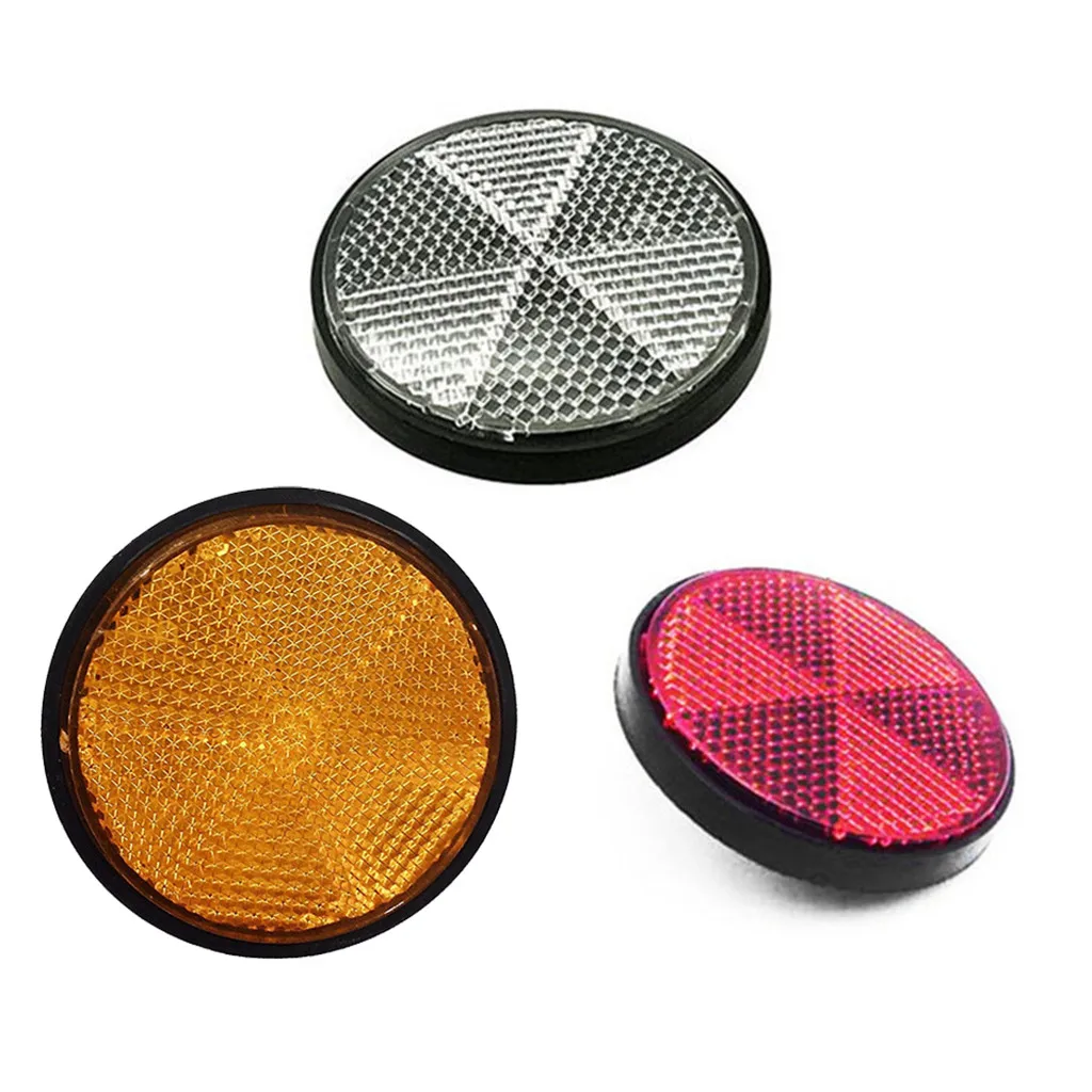 Bicycle Bike Round Reflector Safety Night Cycling Reflective Accessories | Велотовары