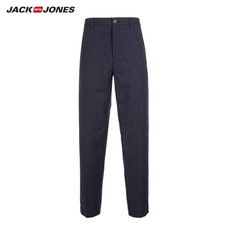 JackJones Men's Smart Casual style Wool Ankle-length pants 218414509 | Мужская одежда