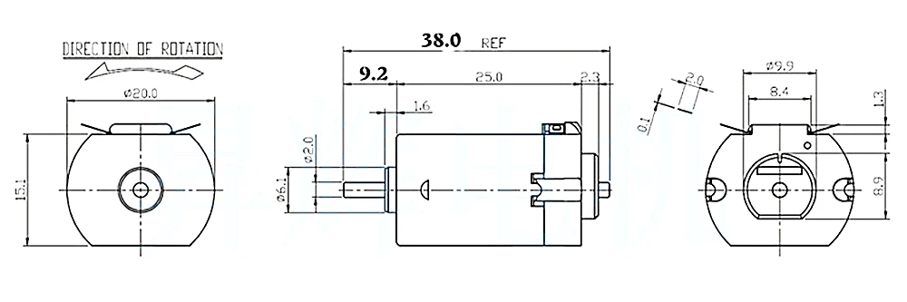 Магнитный двигатель постоянного тока F130 20000 ОБ/мин 3 в 6 12 В игрушки сделай сам