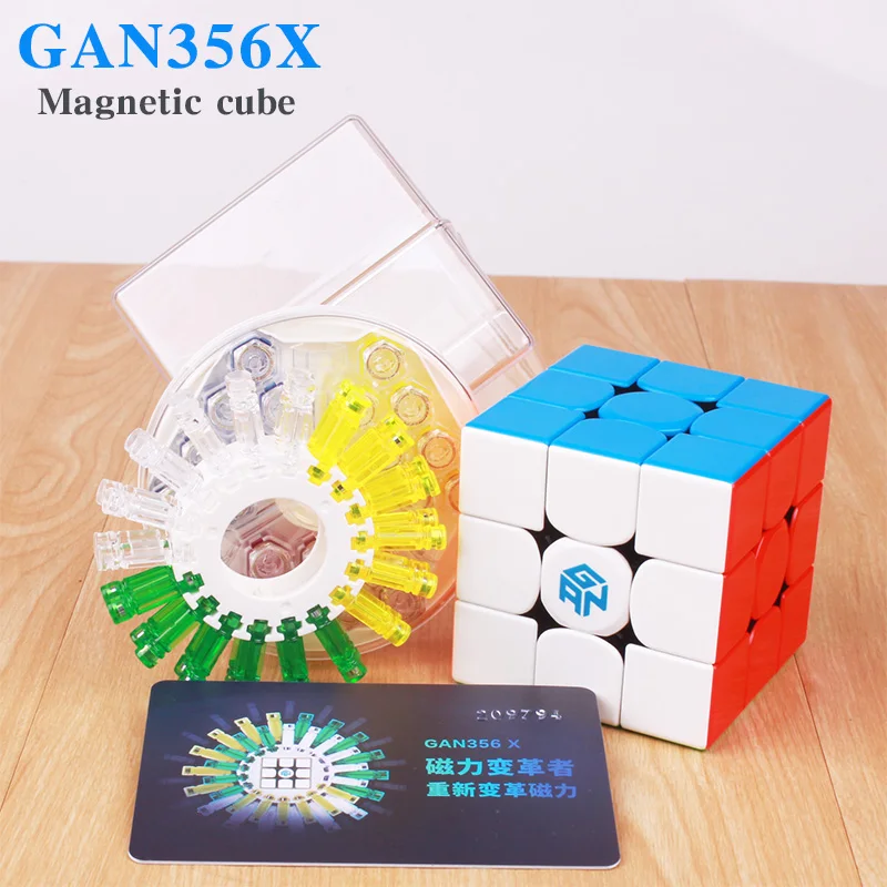 GAN 356 X Магнитные магические кубики, профессиональный Gan 356X скоростной кубик, магнитный кубик, головоломка GAN X Neo Cubo Magico gans356 X