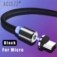 accezz nylon micro usb magnetic charging cable for samsung galaxy s7 s6 huawei xiaomi sony android phone magnet charge cable 2m