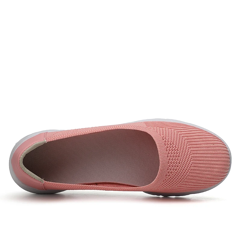

Ladies Causal Shoes Platform Comfortable Lissome Female Shoes Breathable Fabric Sneaker Slip On Women Shoes WJ018