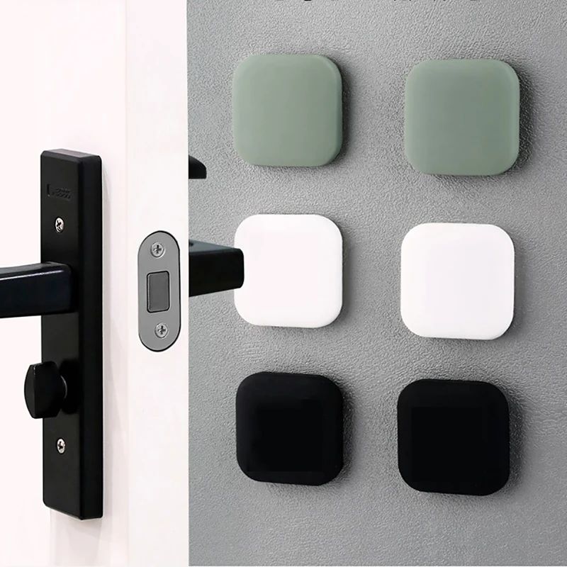 

Silicone Door Stopper Wall Protector Handle Knob Adhesive Bumper Stop Damaging