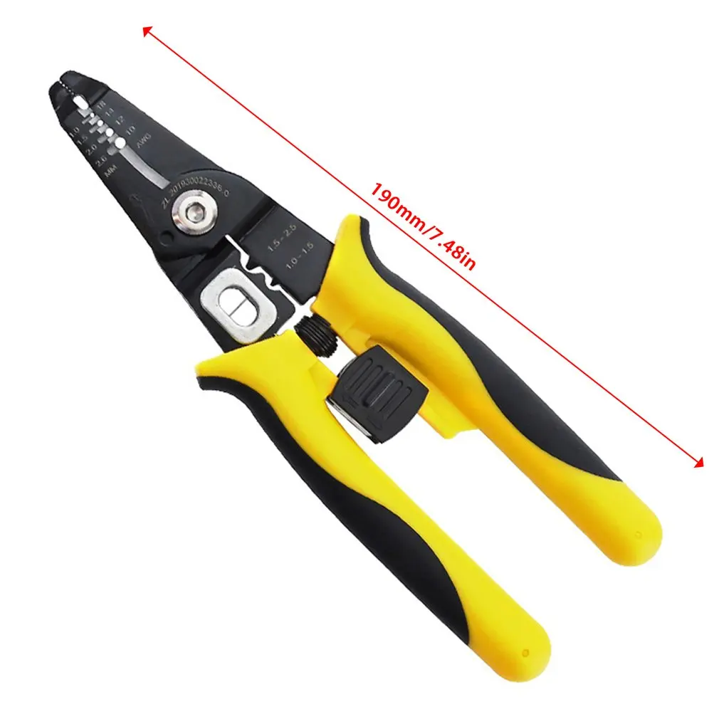 

Wire Stripper Electric Cable Stripper Cutter Multifunctional Wire Cut Scissors Stripping Pliers For Electric Line Cutting New