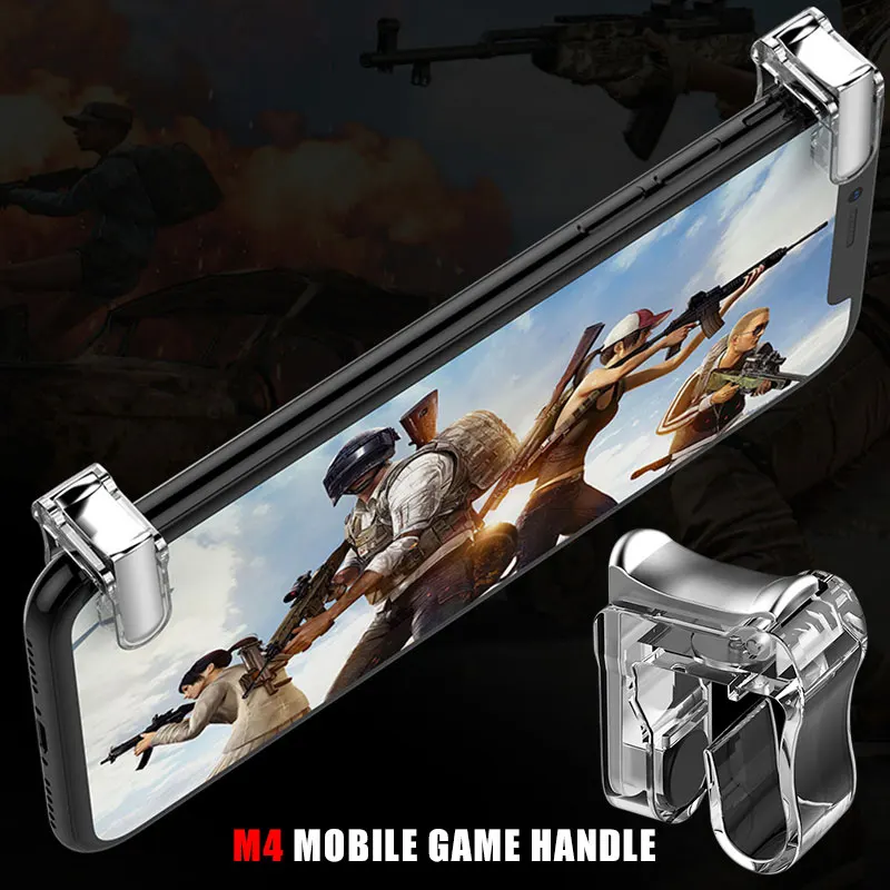 Портативный игровой кнопочный джойстик для мобильного телефона Aim Key M4 2 шт FPS PUBG смартфон игровая кнопка для стрельбы