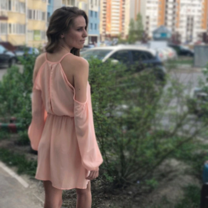 Женские шифоновые платья без бретелек MIOFAR стильные летние с рукавами | Женская