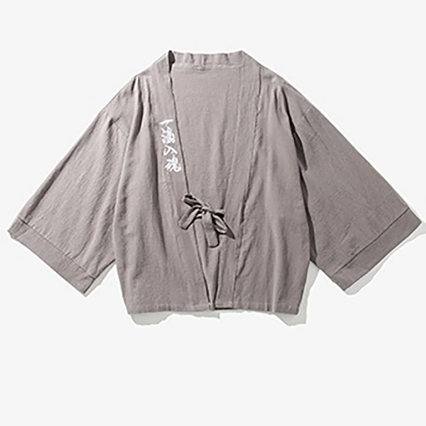 Мужское кимоно в японском стиле Haori традиционный японский дизайн мужской костюм