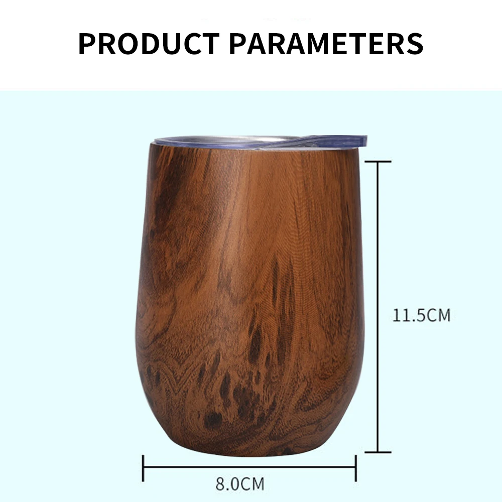 Чашка из нержавеющей стали цвета красного вина чашка для яиц вакуумная колба в