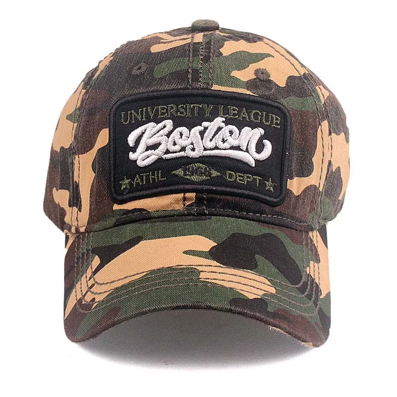 

Summer Baseball Caps for Men Women Snapback Hat Letter Boston Embroidery Bone Cap Gorras Casquette Camouflage Hat Gorras Hombre