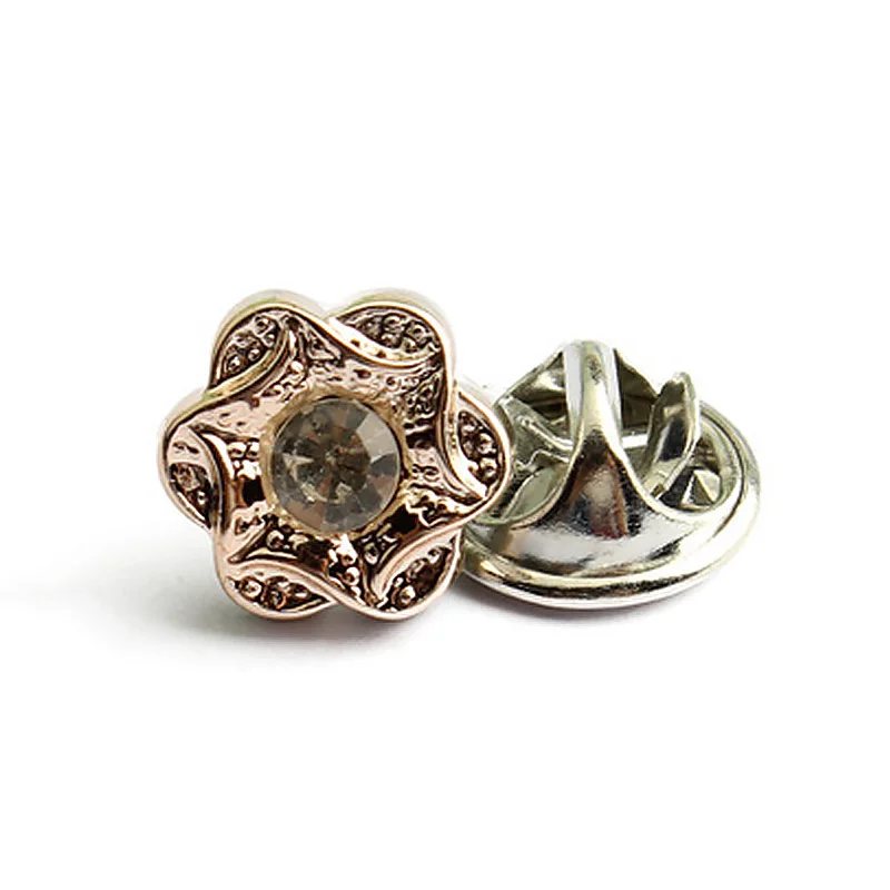 10pcs Button Brooch Set Imitation Pearl Rhinestones Pin Coat Clothes Accessories Gift Prevent Exposure Brooches For Women | Украшения и