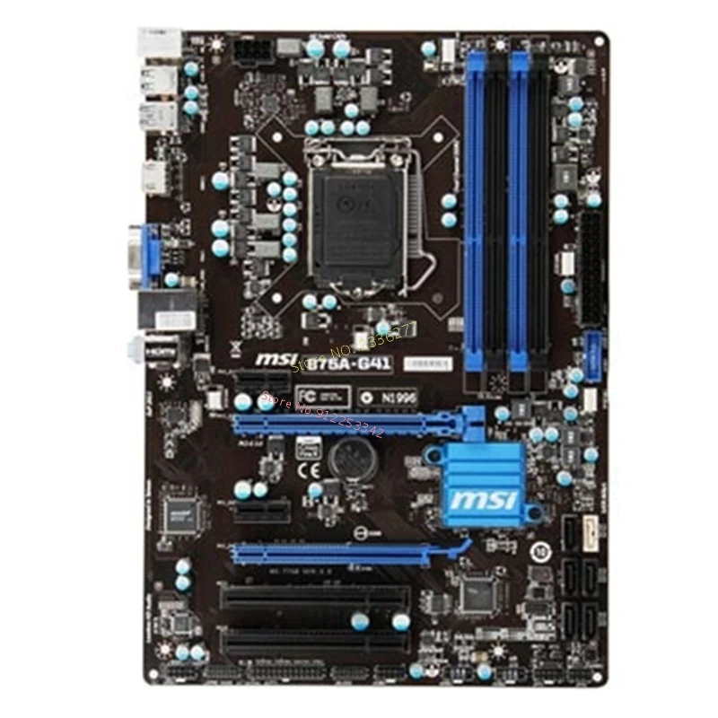 Материнская плата для MSI B75A-G41 DDR3 Intel B75 Desktop материнская 1155 Core I7/I5/I3 LGA б/у usb |