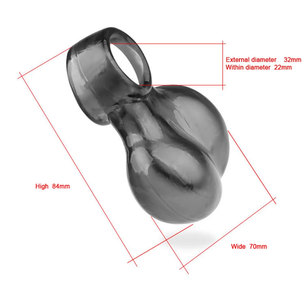 Кольцо на пенис секс-игрушка Мягкий рукав для мошонки стимуляция эрекции