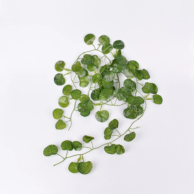 

Artificial Ivy Leaf Vine Green Leaves Hanging Garland Fake Foliage Flowers Home Kitchen Garden Office Wedding Wall Decor
