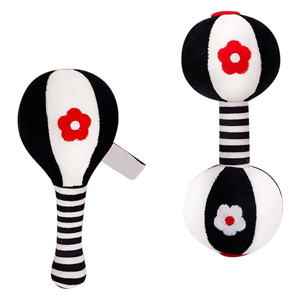 

New Soft Plush Baby Toy Animal Hand Bells Baby Teethe Rattle Toys High Quality Newborn Gift Animal Style Hand Bell Rattle
