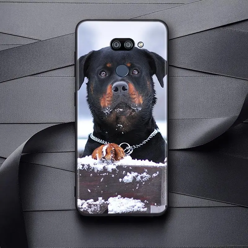 

Rottweiler Dog For LG K22 K71 K61 K51S K41S K30 K20 K50S K40S Q60 V60 V50 V40 V35 V30 G8 ThinQ Black Phone Case