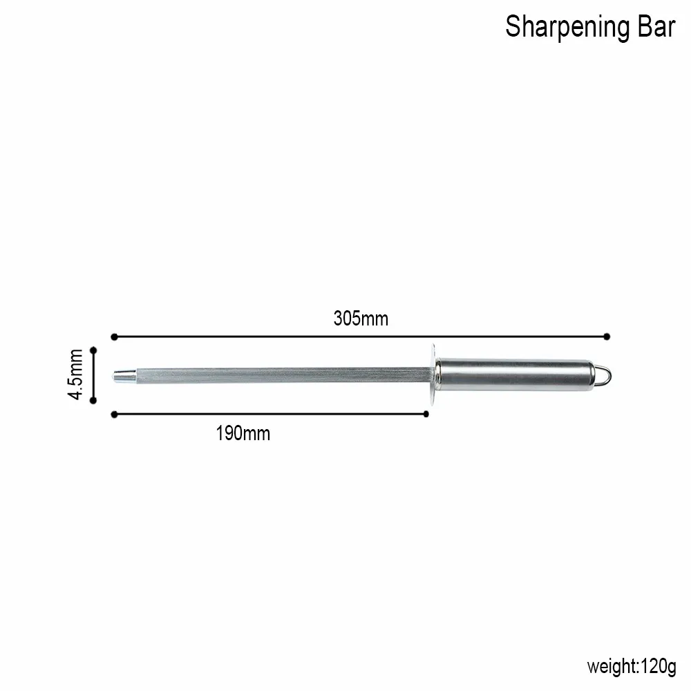 Профессиональная точилка для ножей шеф повара стержень из нержавеющей стали