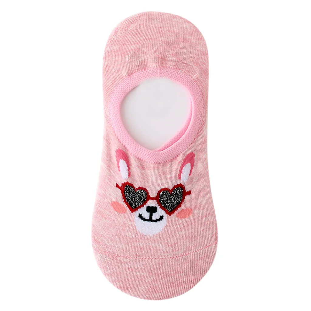 1 пара женских Хлопковых Носков с принтом животных женские зимние носки башмачки