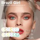 Линзы AMARA, Натуральные Цветные линзы для глаз, 2 шт., цветные контактные линзы для глаз, красота, контактные линзы, косметические цветные линзы для глаз