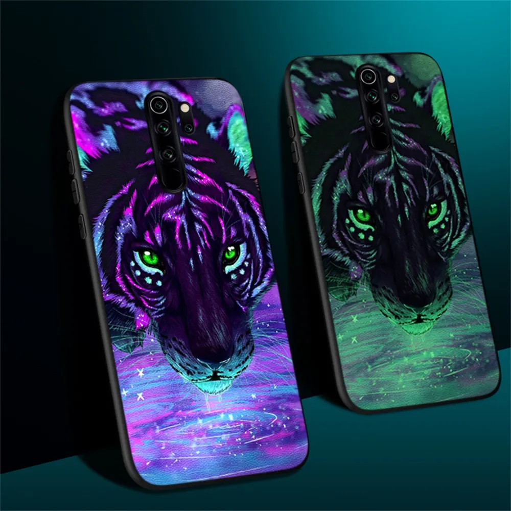 30 Флуоресцентный чехол для Xiaomi mi Max 2 3/mi x 2S 3 Световая Крышка для Xiaomi mi 9/Note/mi Play из искусственной кожи Funda бампер чехол - Цвет: 30