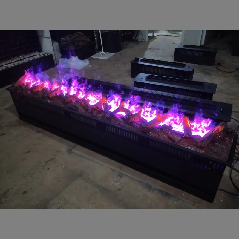 Китай 3D водяной пар электрический камин с поддельным деревом или галькой или панелью