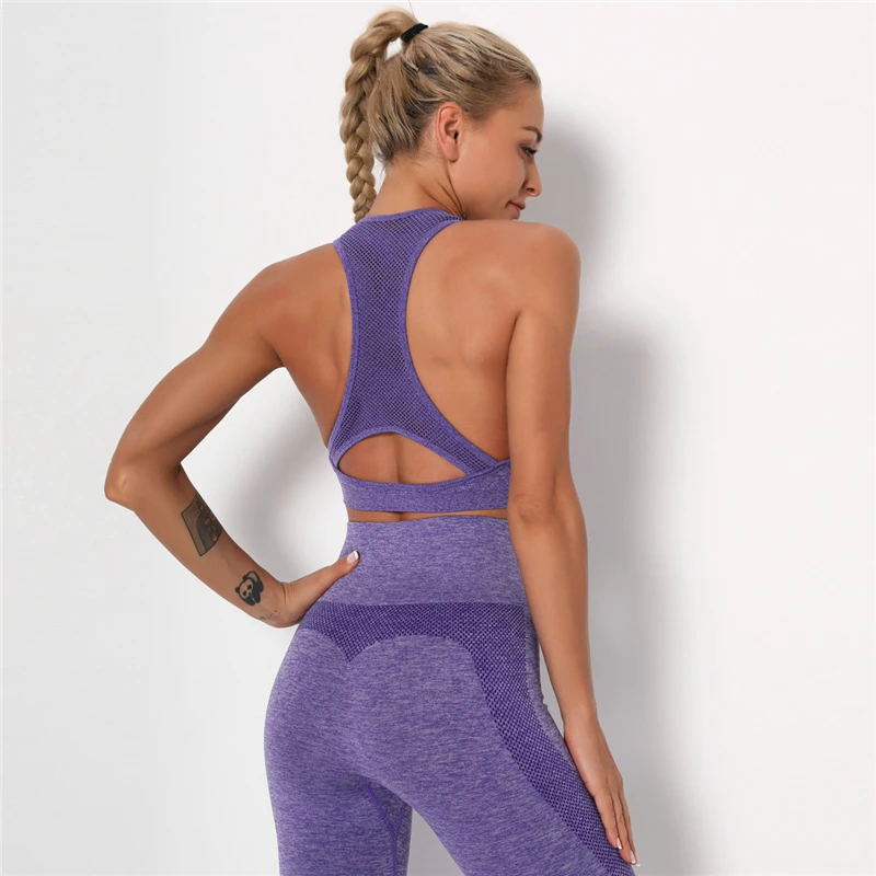 

2020 Hot Sale Beautiful back Fitness Gym Sport Bra Comfortable Crop Tops Bra For Woman Sexy Hollow Out Style Workout Clothes