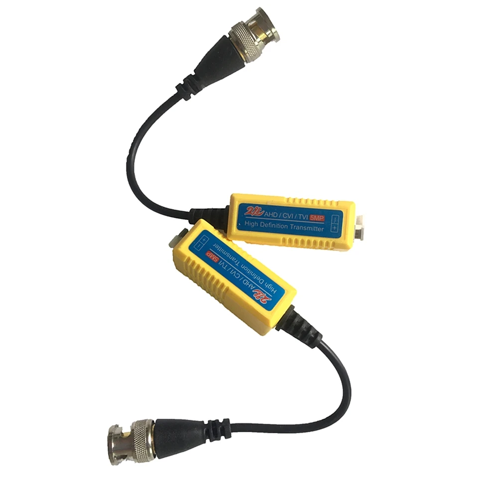 

10Pairs HD AHD/CVI/TVI Twisted 1CH BNC CCTV Video Balun passive Transceivers UTP Balun BNC Cat5 Video Balun for AHD CCTV System