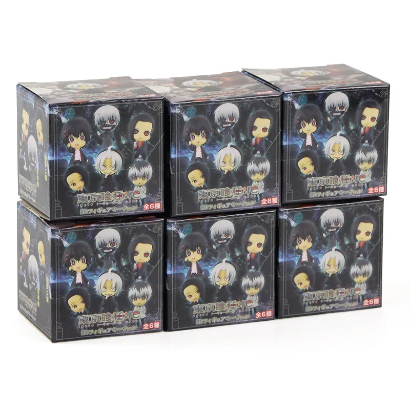 

Tokyo Ghoul Anime Figure Kaneki Ken Takizawa Juuzou Uta Furuta Haise Sasaki Anime Model Dolls (6pcs/set)
