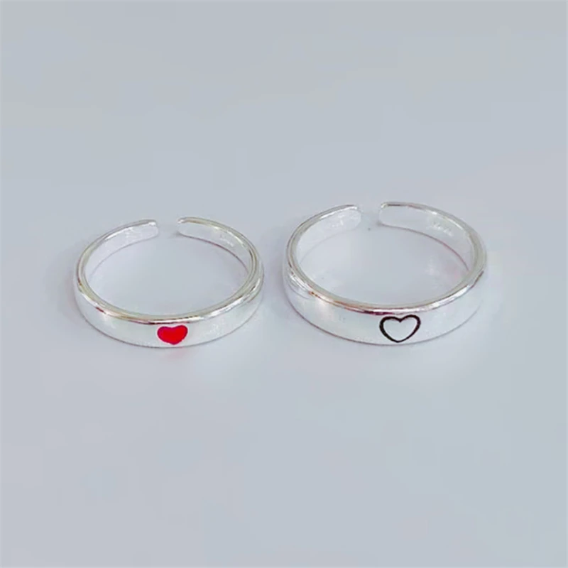 Обручальные кольца для пар кольцо обещания с сердцем и душой (2 шт.) обручальное