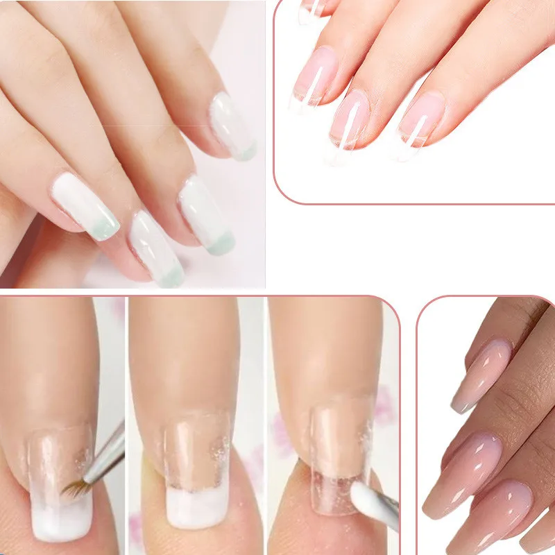 1 шт. гель для наращивания ногтей 8 мл натуральный камуфляж Кристалл лак УФ