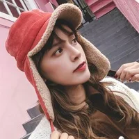 EOEODOIT женские шапки-бомберы для холодной зимы, теплые толстые меховые шапки с защитными ушами, козырек, шапка для девочек