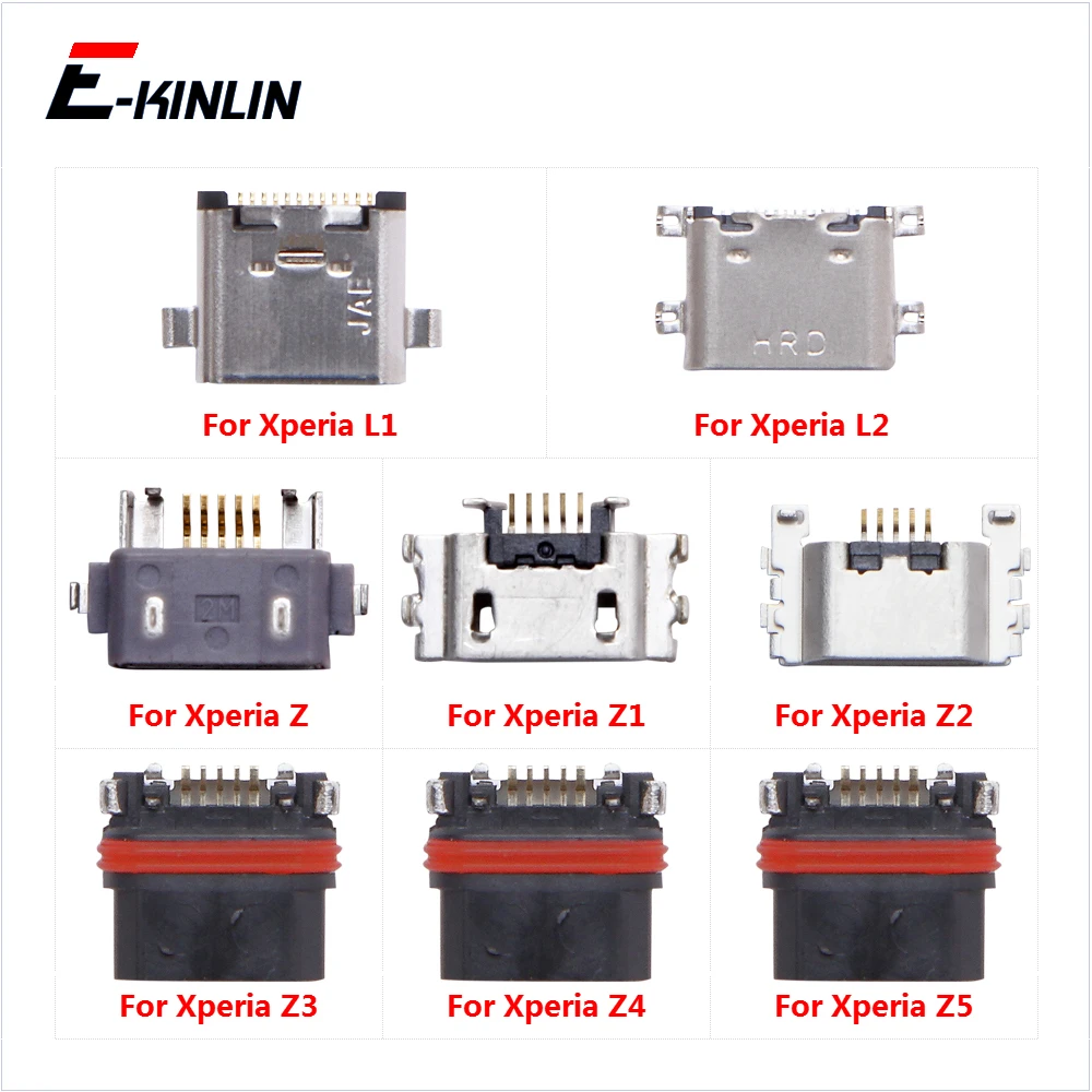 

USB Jack Charge Charging Connector Plug Dock Socket Port For Sony Xperia L1 L2 L3 M5 M4 Z Ultra Z5 Premium Z1 Compact Z3 Z4