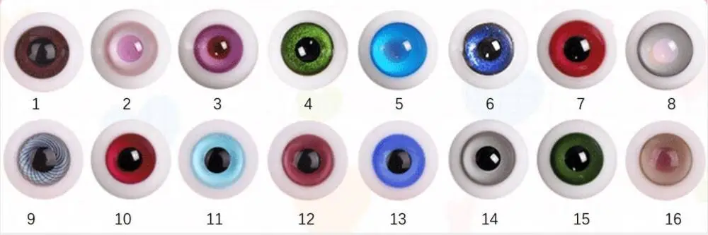 

1/8 1/6 1/4 1/3 BJD Doll SD Doll Eyes Doll accessories 10MM 12MM 14MM 16MM