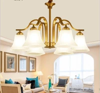 american lamp facing down study dining room living room all copper chandelier atmospheric simple modern creative brass lamps