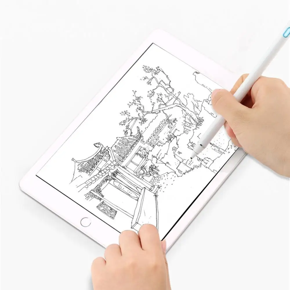 Универсальный Активный Стилус ручка с сенсорным экраном для Apple iPad samsung huawei Xiaomi планшет Смарт емкость карандаш для IOS Android