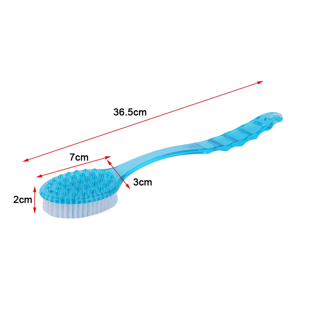 

Long Handled Plastic Bath Shower Back Brush Scrubber Skin Cleaning Brushes Body for Bathroom Accessories Cleaning Tool