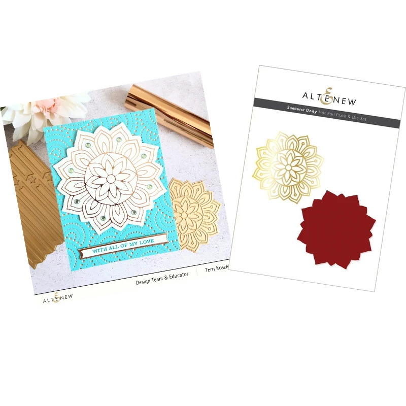 

New Sunburst Doily Metal Cutting Dies Solid Hot Foil Scrapbook Diary Decoration Embossing Template Diy Greeting Card Handmade
